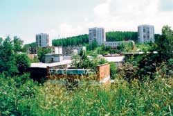 Новоуральск. Ул. Северная в 1990-х годах.